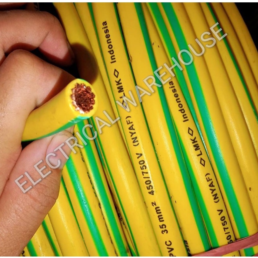 Kabel Listrik Serabut NYAF 1x35mm2 SUTRADO  ( 35 mm 35mm 35mm2 1x35mm 1x35 mm2 )