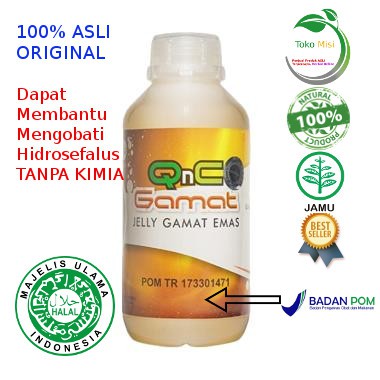 Obat Hidrosefalus ANAK QnC Jelly Gamat ASLI Tanpa Kimia