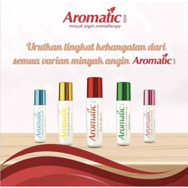 Minyak angin aromatic 1001/essential oil aromatherapy 8ml
