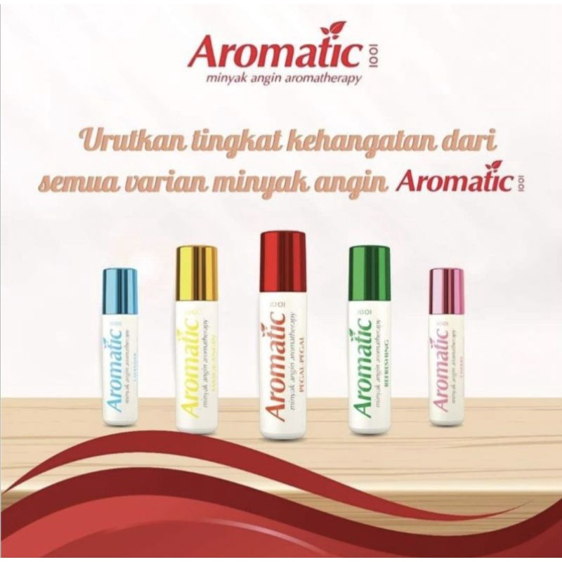 Minyak angin aromatic 1001/essential oil aromatherapy 8ml