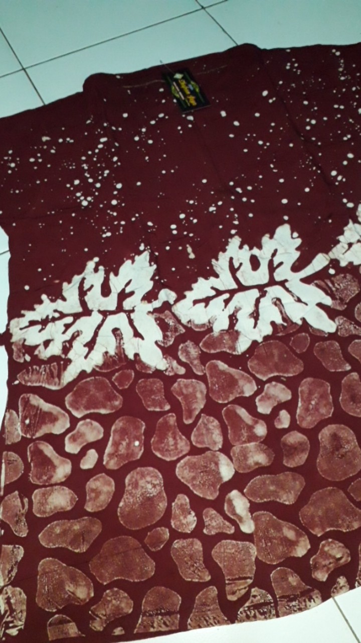 [bisa Cod] Setelan Wanita | Setelan Batik Cap Malaman Rayon Super Lengan Panjang