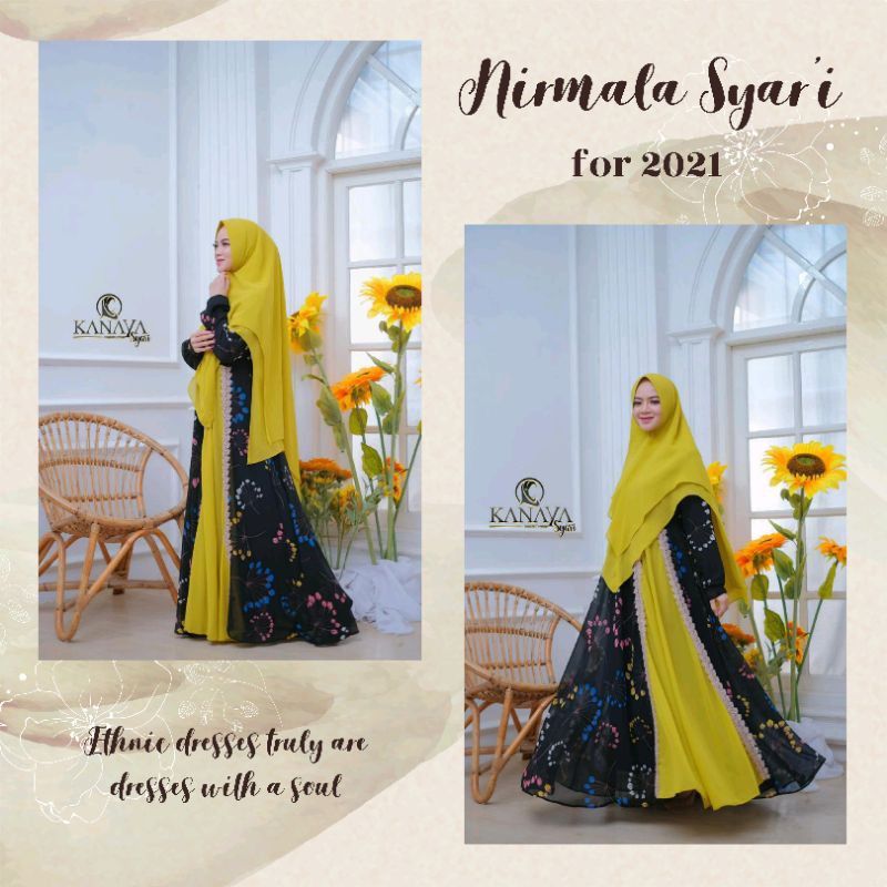 READY SIAP KIRIM NIRMALA SYARI BY KANAYA SYARI