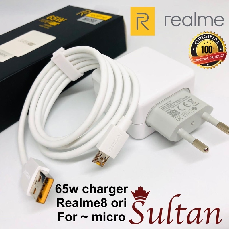 PROMO CHARGER 65W REALME8 SUPER VOOC ORIGINAL QUALITY SUPERDART POWER CHARGER