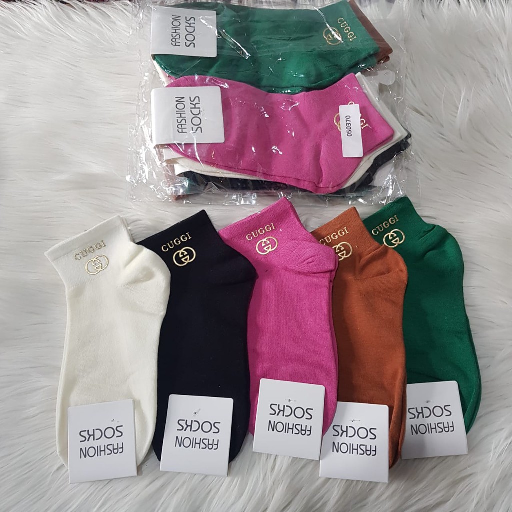 [✅BISA COD] 050370 KAOS KAKI GUCC PER POUCH (REAL PICTURE)