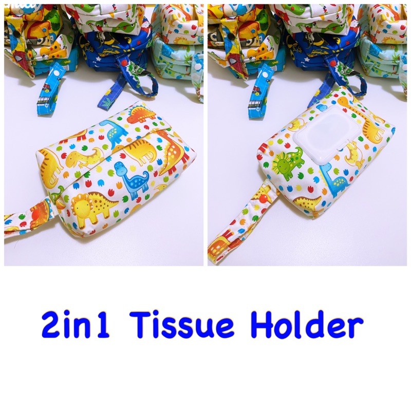 Fawn’G Handmade - 2in1 Tissue Holder / Tissue POUCH / wet tissue POUCH