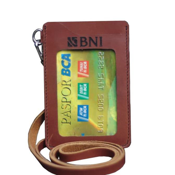 

TERMURAH Id Card Holder Kulit Pegawai Bank BNI - Cokelat Muda PROMO MURAH