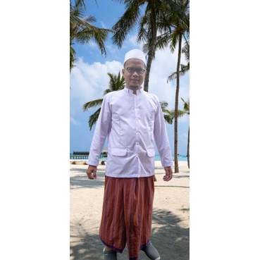 Jasko putih Jazkoaju koko dewasa warna putih Jas Koko warna putih polos baju putih jas koko