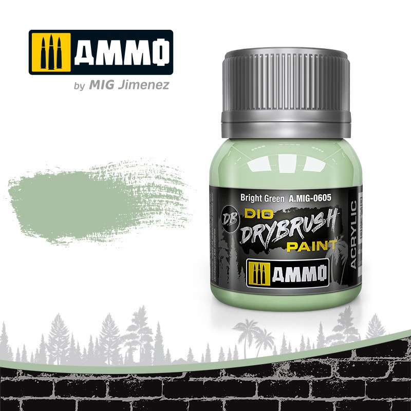 

AMIG0605 Drybrush : Bright Green (40ml jar)