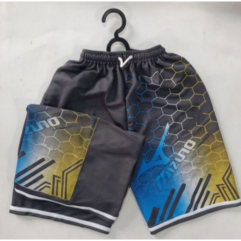 kolor Mizuno celana pendek celana senam kolor olahraga kolor jogging kolor senam celana pendek