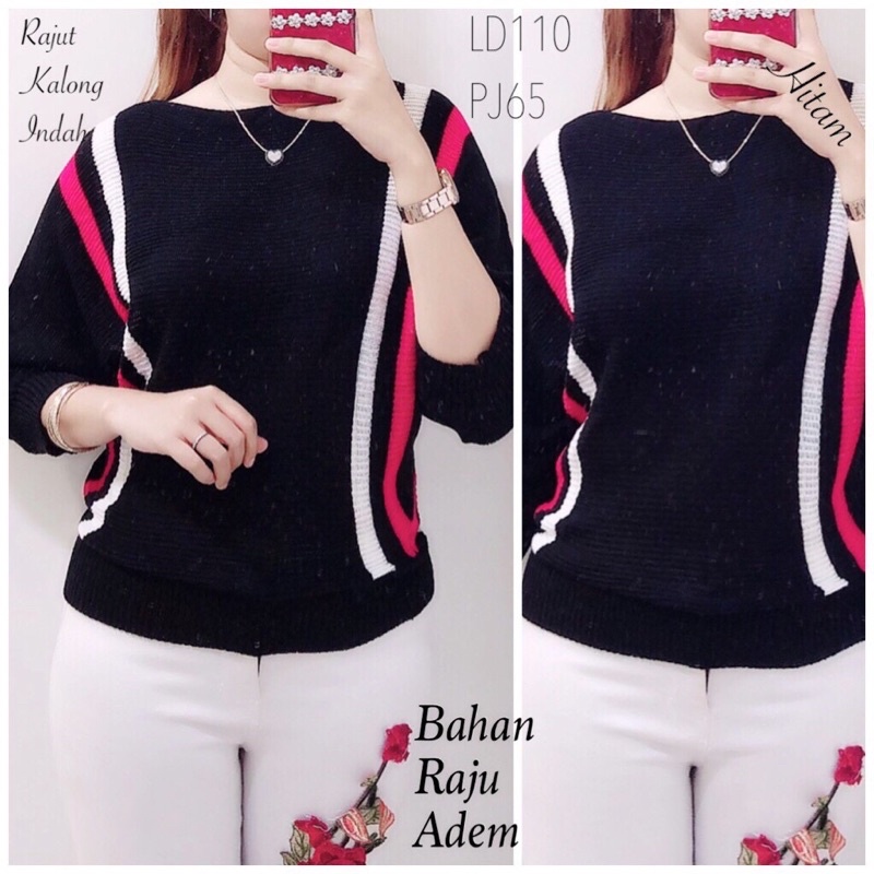 TERMURAH | SWEATER BLOUSE | RAJUT KALONG INDAH | PAKAIAN INPORT WANITA