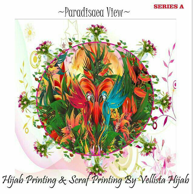 

[Paradisaea View A] Hijab Printing / Scraf Printing / Kado Anniversary /Kado Ulangtahun /Kado Wisuda