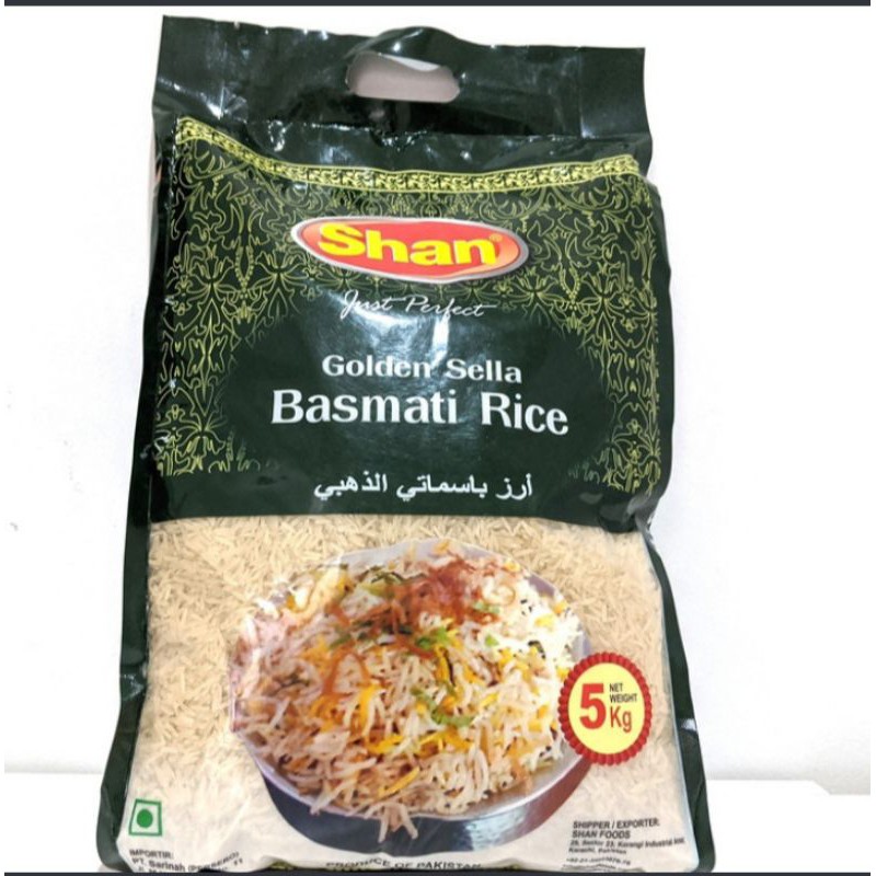 

Beras Basmati Shan 5kg Golden Sella
