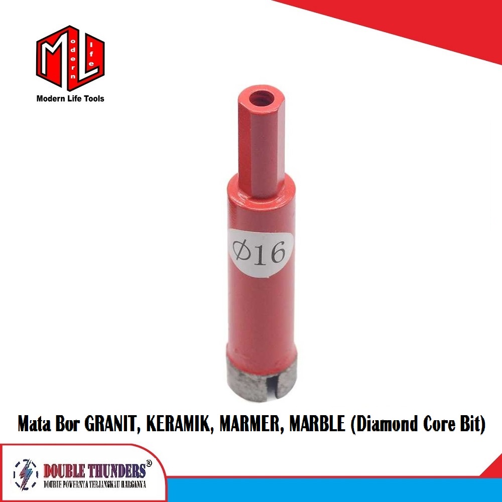 MATA BOR GRANIT, KERAMIK, MARMER, MARBLE (DIAMOND CORE BIT) 6mm Sampai 50mm