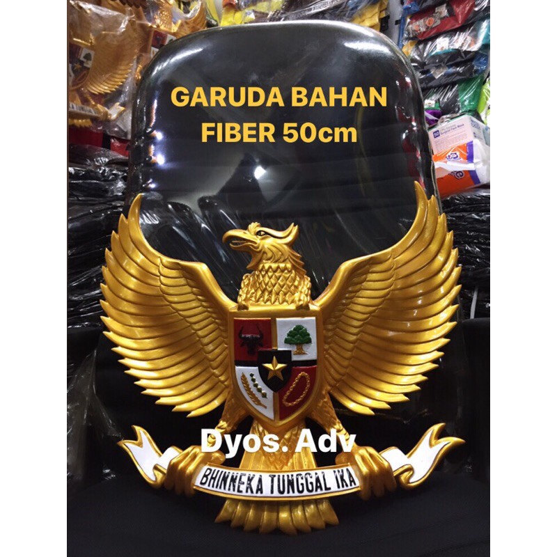 Garuda pancasila lambang garuda pancasila bahan fiber ukuran 50cm