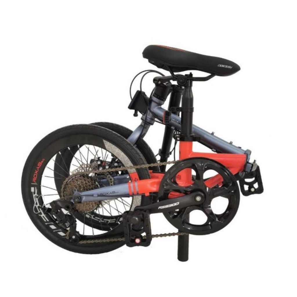 Sepeda Lipat Odessy Roxas 8.0 Chromoly 8 Speed Frame 16 Chromoly Folding Frame Garansi SNI COD-4