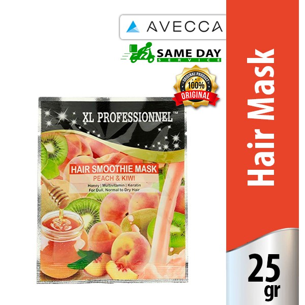  XL  Professionnel  Peach And Kiwi Hair Mask 25gr Masker 