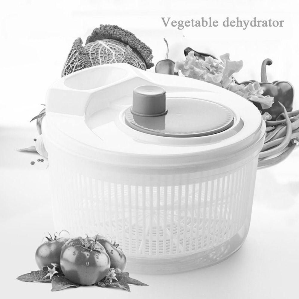 [Elegan] Salad Spinner Dehidrator Multifungsi Yang Berguna Cuci Drain Rak Penyimpanan Keranjang Buah