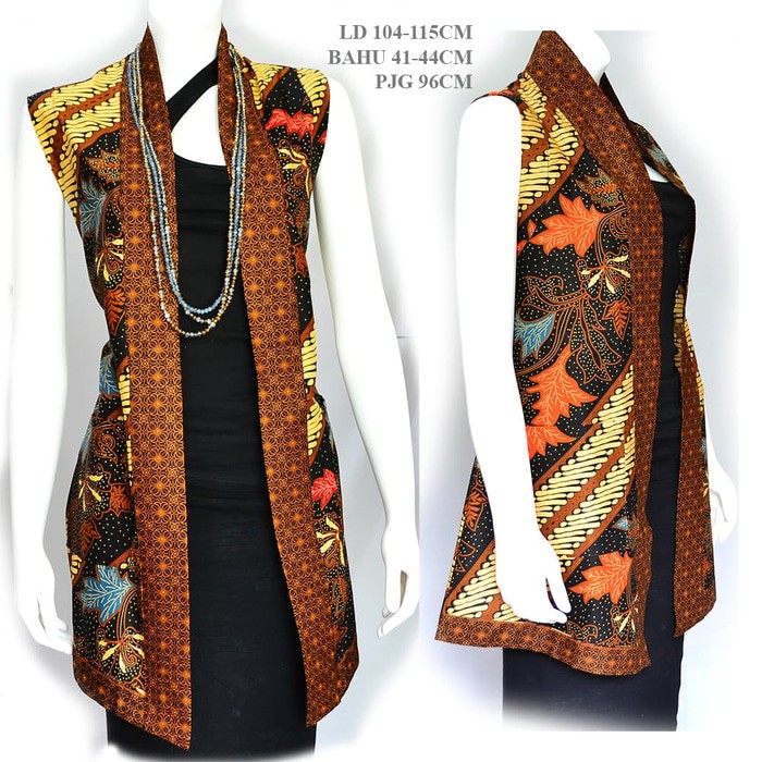 atasan batik wanita outer cardigan batik  A520