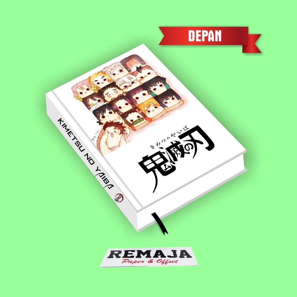 

Pocket book/Notebook Hardcover Kimetsu no Yaiba CODE 03 A6 & A5 / buku tulis catatan notes