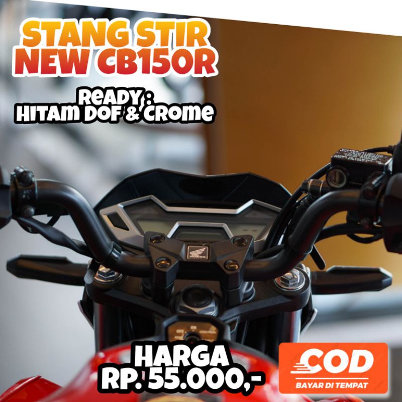 Stang Stir Fatbar Variasi Motor Cb150r 150 Facelift New Old Tebal 2ml Pnp RxKing Gl Pro Max Tiger Me