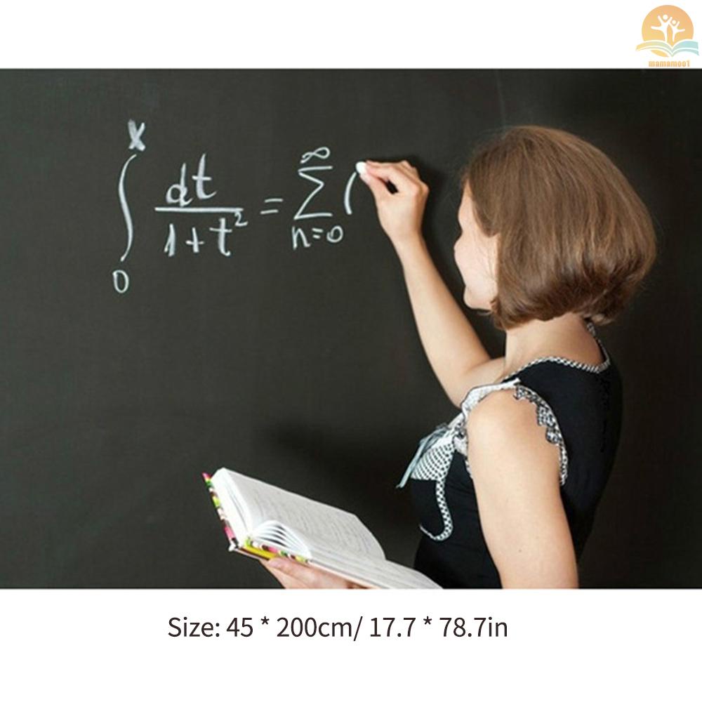 Portable Blackboard Sticker Magnetic Chalkboard Contact Paper Removable Wall Decal Sticker 17.7x78.7 Inch for Home Office School Cafe Restaurant Menu