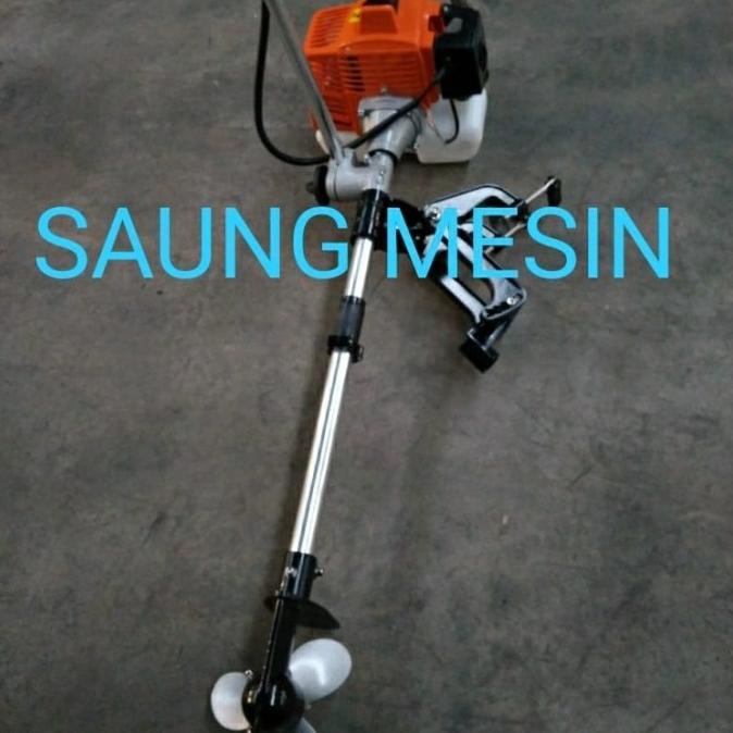 Mesin Tempel Perahu 3 Hp Bensin Campur 2Tak 63Cc