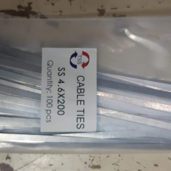 

Stainless Cable Ties - Kabel Tis Stainless 4.6 x 200 mm - 20 cm 100pcs