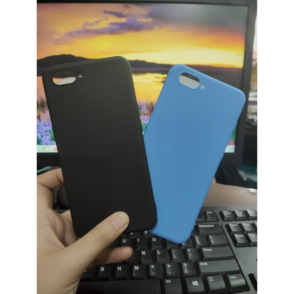 TPU MACARON Realme C1 6.2 Inchi Softcase Silicon Candy Oppo A3S Anti Noda No Logo Full Cover