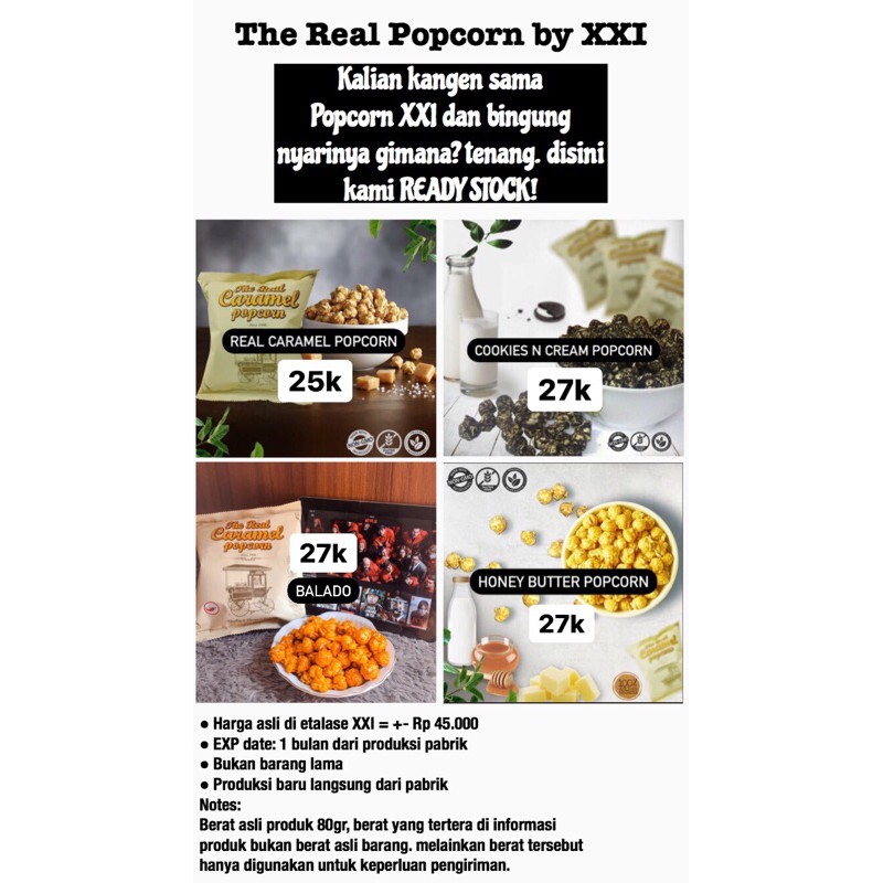 The Real Caramel Popcorn XXI