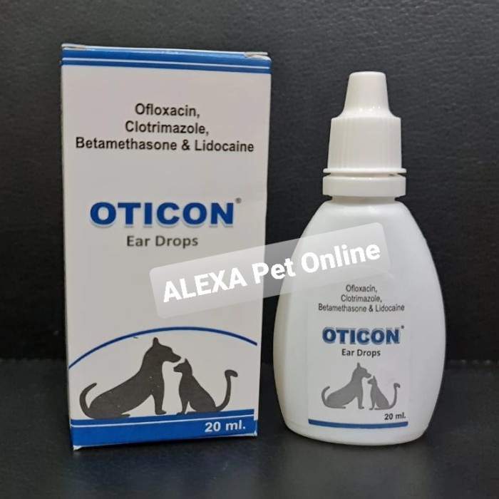 OTICON Ear Drops 20ml. For Dog and Cat