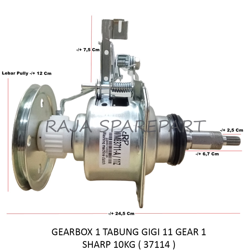 Gearbox Mesin Cuci 1 Tabung Sharp 10kg