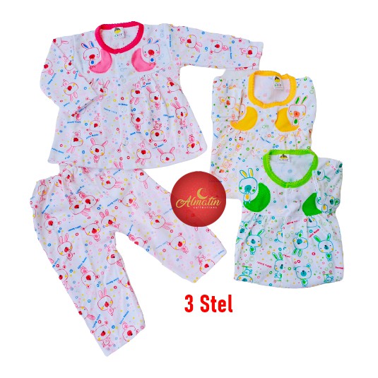 Setelan Baju Bayi Panjang / Baju Anak Perempuan Lucu / Baju Anak Panjang