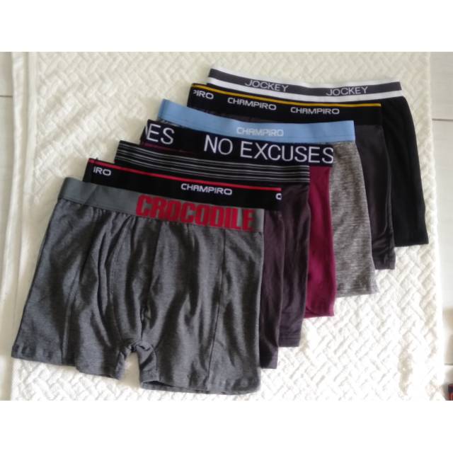 Cd boxer pria murah spandex dan lembut khusus size m.L.xl.xxl