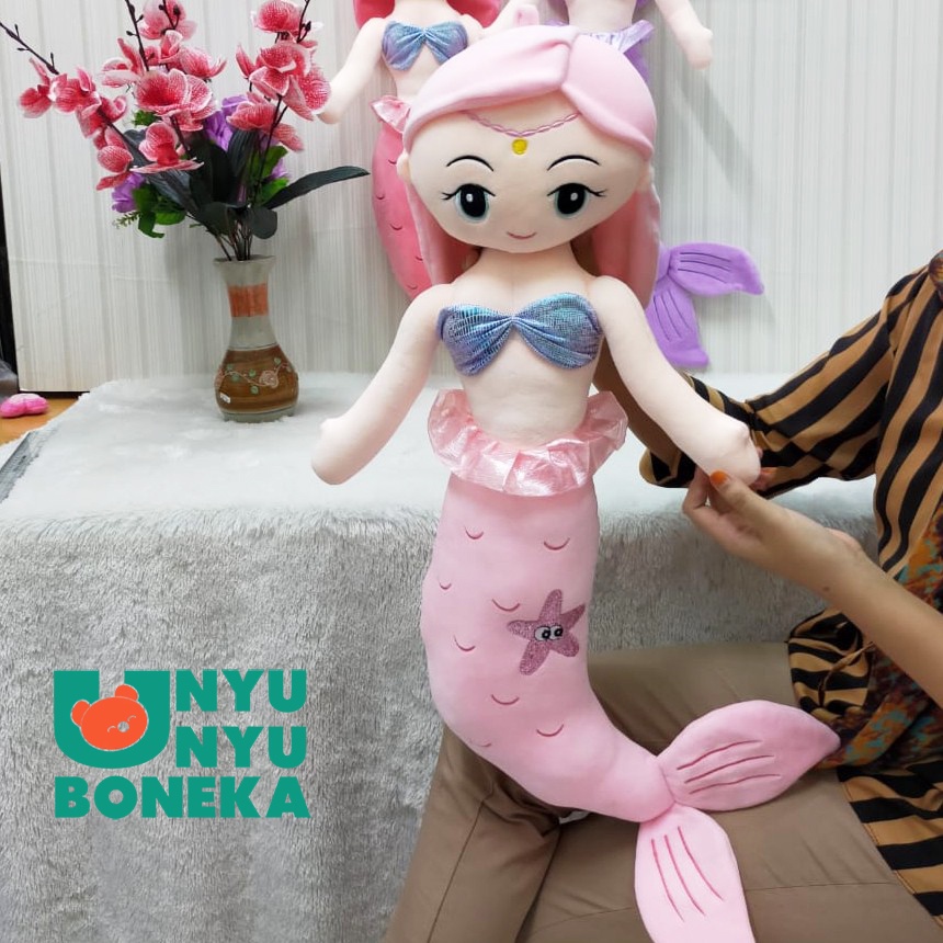 Boneka Mermaid Size 70cm/24&quot;/BonekaLucu/PutriDuyung/Laut