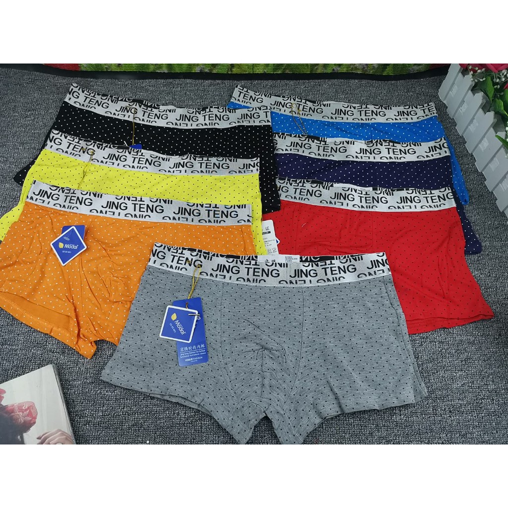 Cd / celana dalam boxer cowok 607 motif Surabaya Celana Boxer Pria Dewasa Celana Dalam Laki-Laki Petak / Boxer Cowok