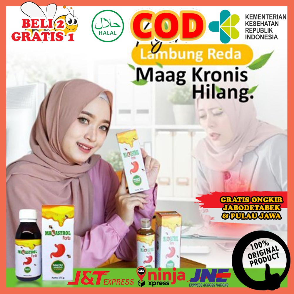

Beli 2 Gratis 1 - 100% Original Madu Magastrol Forte Obat Asam Lambung Maag Gerd - Herbal Madu Alami