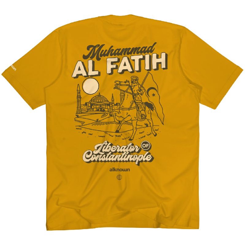 alknown Muhammad Al Fatih (Yellow) - Tshirt / Kaos Dakwah-0