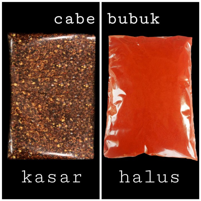 

Jual CABAI BUBUK BERKUALITAS / CHILI PACK 250GR - Bubuk Halus terbaik