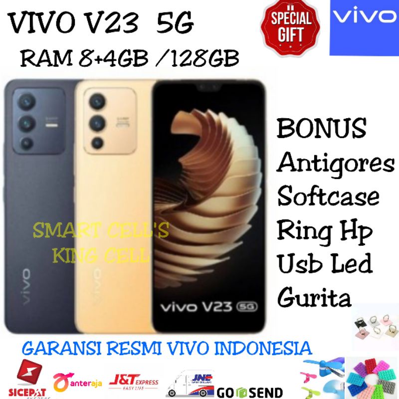 VIVO V23 5G T1 T1 PRO RAM 8/128GB (8+4GB) NEW GARANSI RESMI VIVO INDONESIA