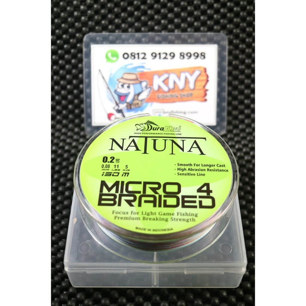 Dijual Duraking NATUNA PE 0.2 / 0.08mm benang senar pancing ultra light Diskon