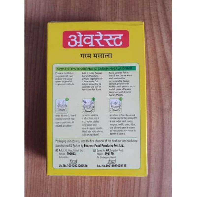 

RB Everest Garam Masala Bumbu Rampah India Bubuk masak Instan Impor 100GR