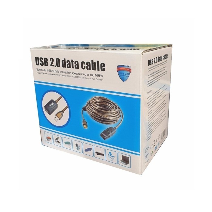 Kabel USB Extension Cable 2.0 Chip 20 Meter