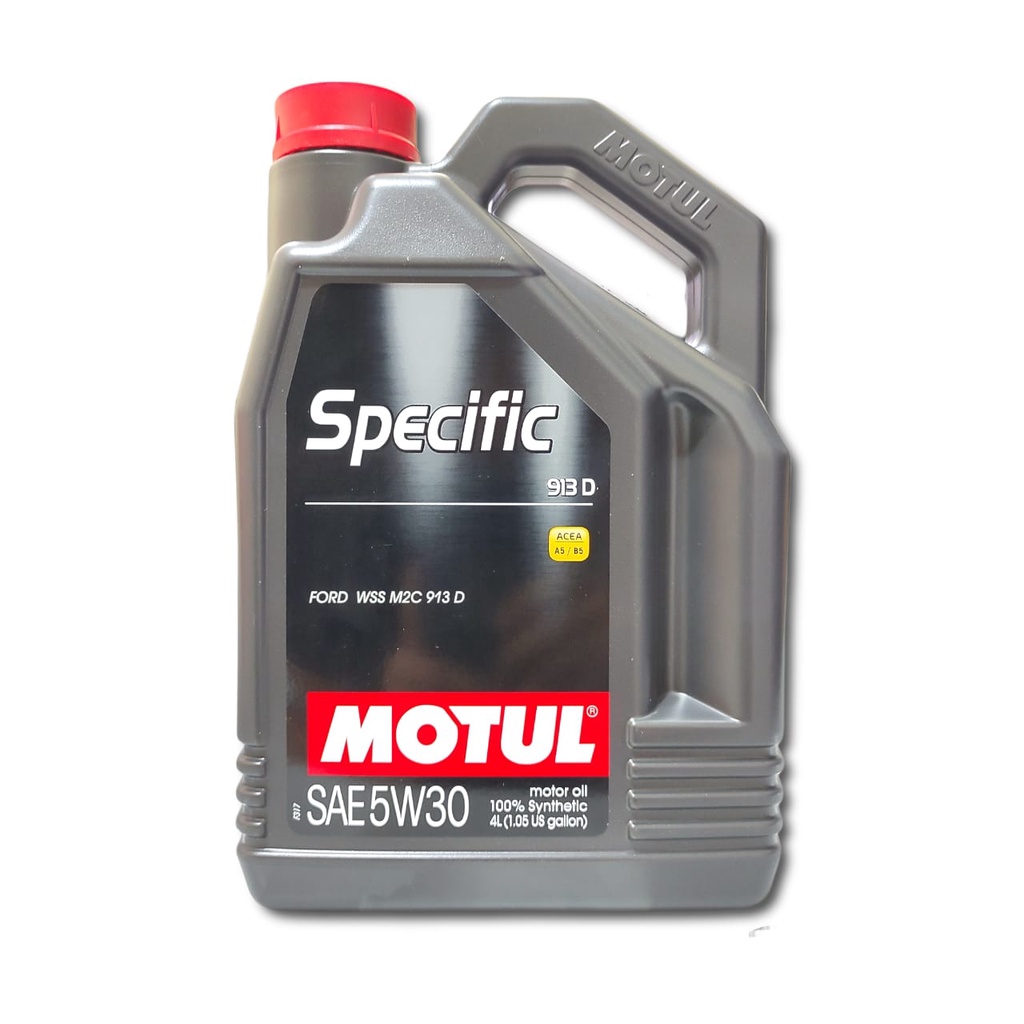 OLI MOTUL MOBIL SPECIFIC 913D 5W30 4L FUEL ECONOMY FREE STIKER MOTUL