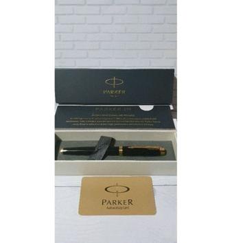 

(PROMO DCK35) Pulpen Parker Original LQ Black GT Gratis Grafir Ukir Logo atau Nama Bukan Montblanc Dupont ✸