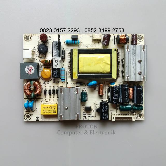 PSU LCD LED TV Polytron PLD 24D300 PLD24D300 24D303 20D300 20D302G . Mesin PCB Power Supply SKYVIN C