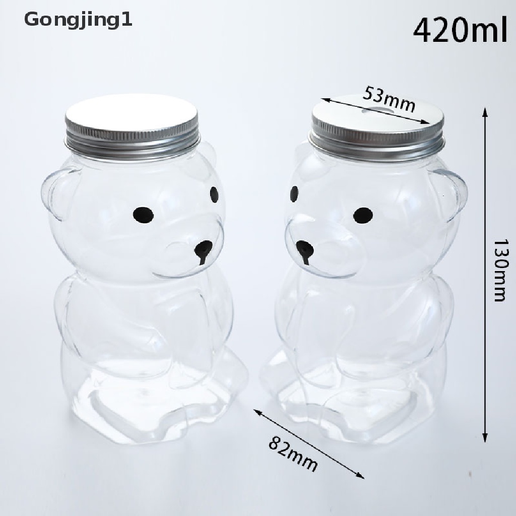 Gongjing1 Botol Minum Plastik Motif Kartun Lucu Kapasitas Besar Dengan Sedotan Untuk Anak