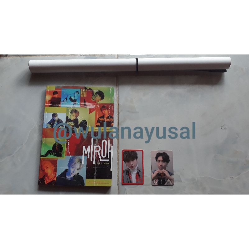 album skz miroh ver, pc lino red border, pc han skz logo, poster miroh ver