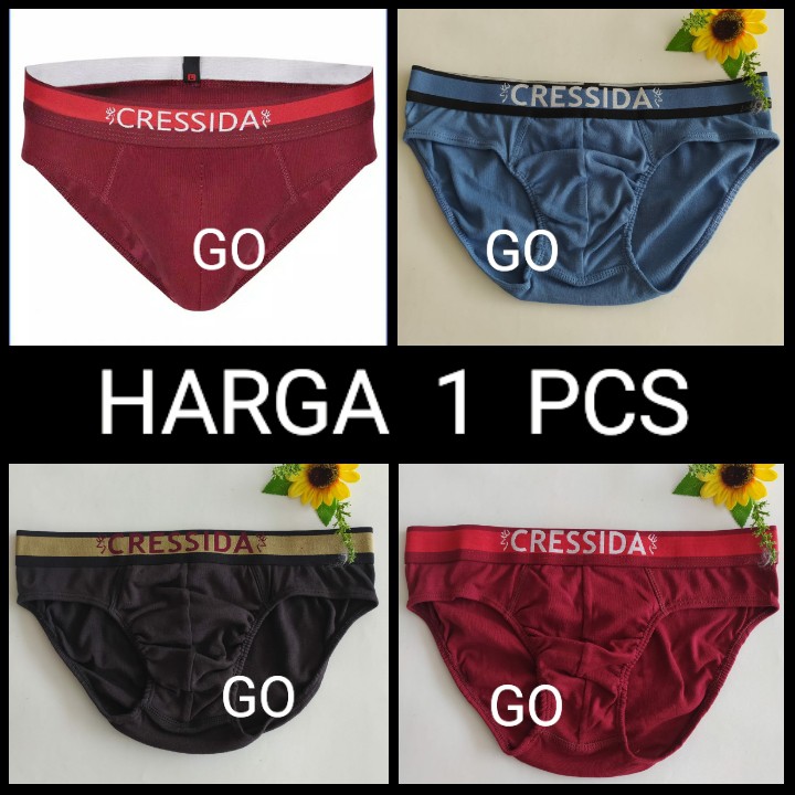 gof ECD.27 CRESSIDA CELANA DALAM PRIA Pakaian Dalam Cowok Cressida Underwear Original (1 pcs)