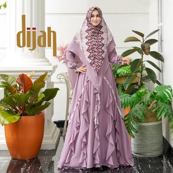 DIJAH 214 set gamis syari by DIJAH