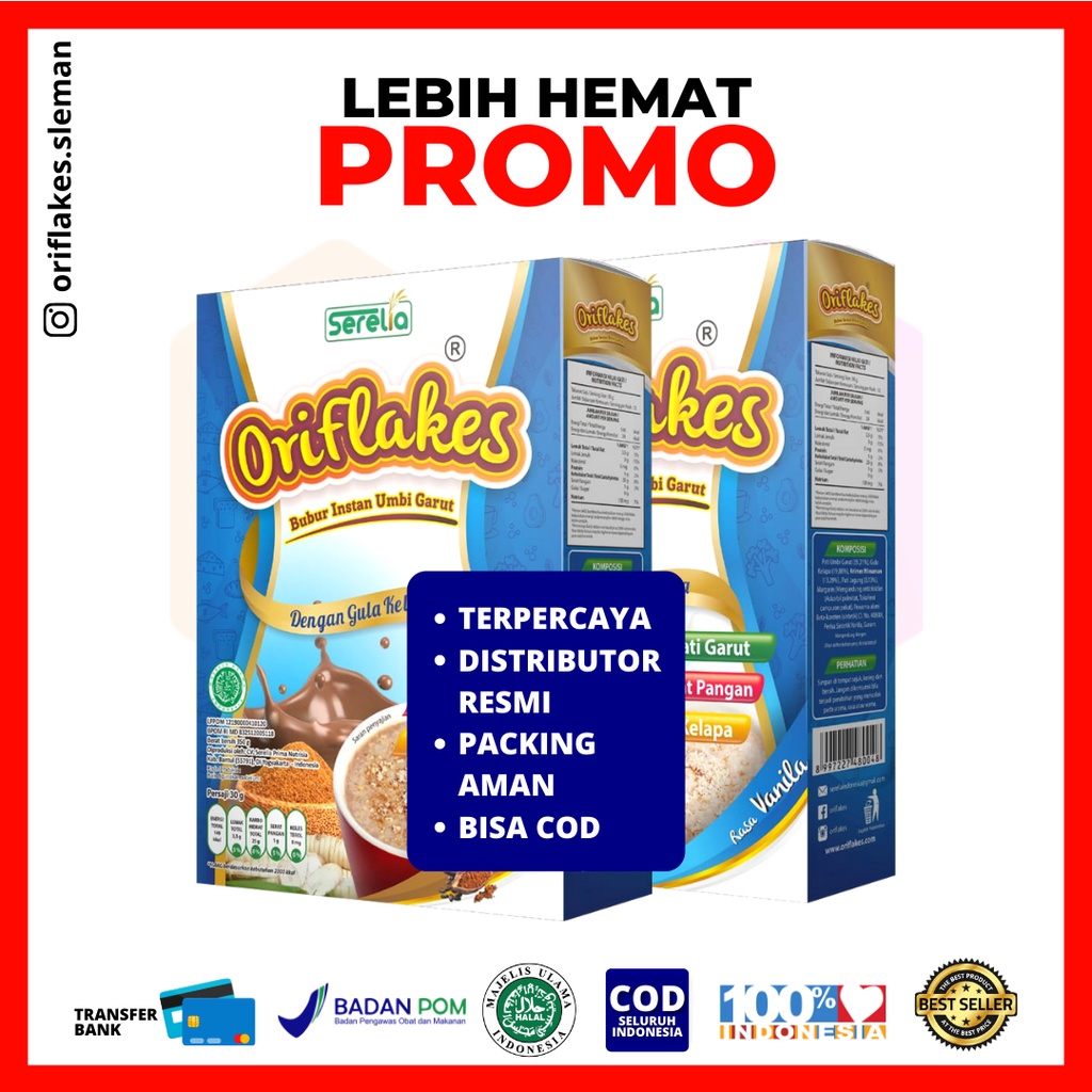 

Oriflakes Slim Diet Sereal Umbi Garut 350 GR